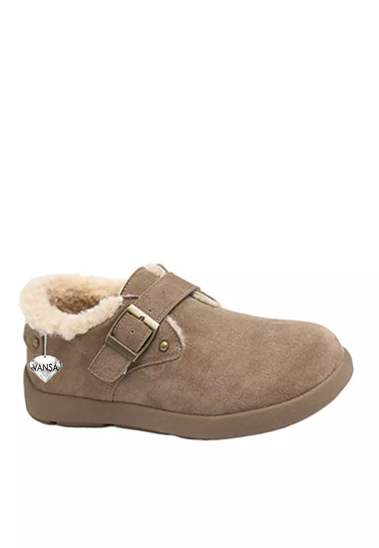 Discount on Twenty Eight Shoes  shoes - SKU: VANSA Cow Suede Plush Thick-soled Casual Shoes VSW-C-KLA2511