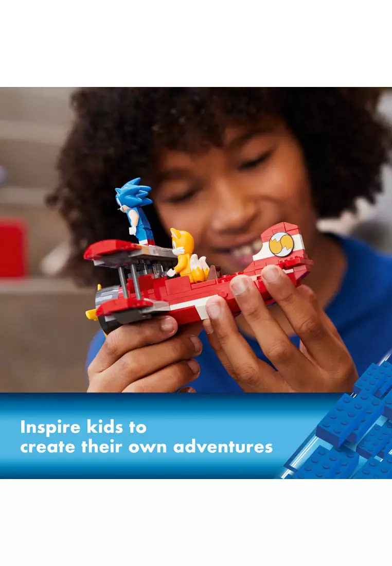 LEGO® Sonic the Hedgehog™ Tails' Workshop and Tornado Plane