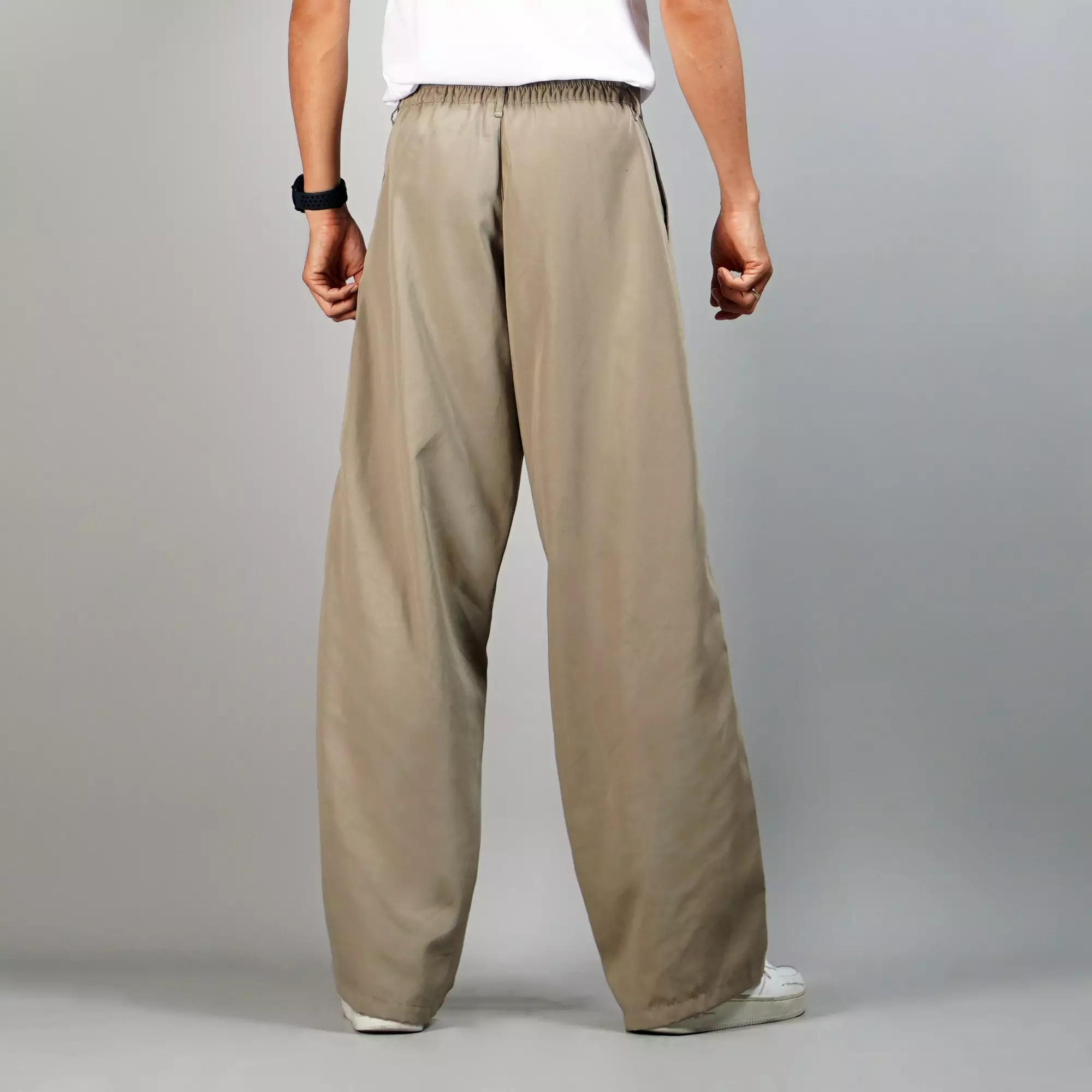 ROCKY Celana Loose Pria Loose Pant Pria Celana Loose Fit - BEIGE