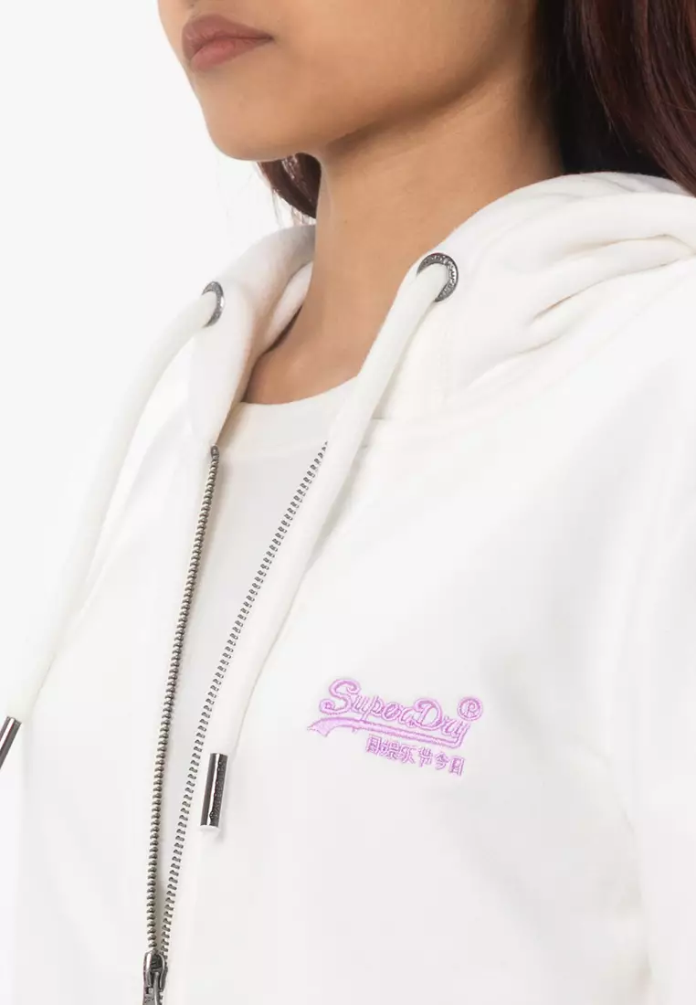 Buy Superdry Vintage Logo Embroidery Zip Hoodie 2025 Online ZALORA