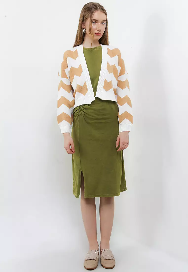 Oversize Zig Zag Cardi