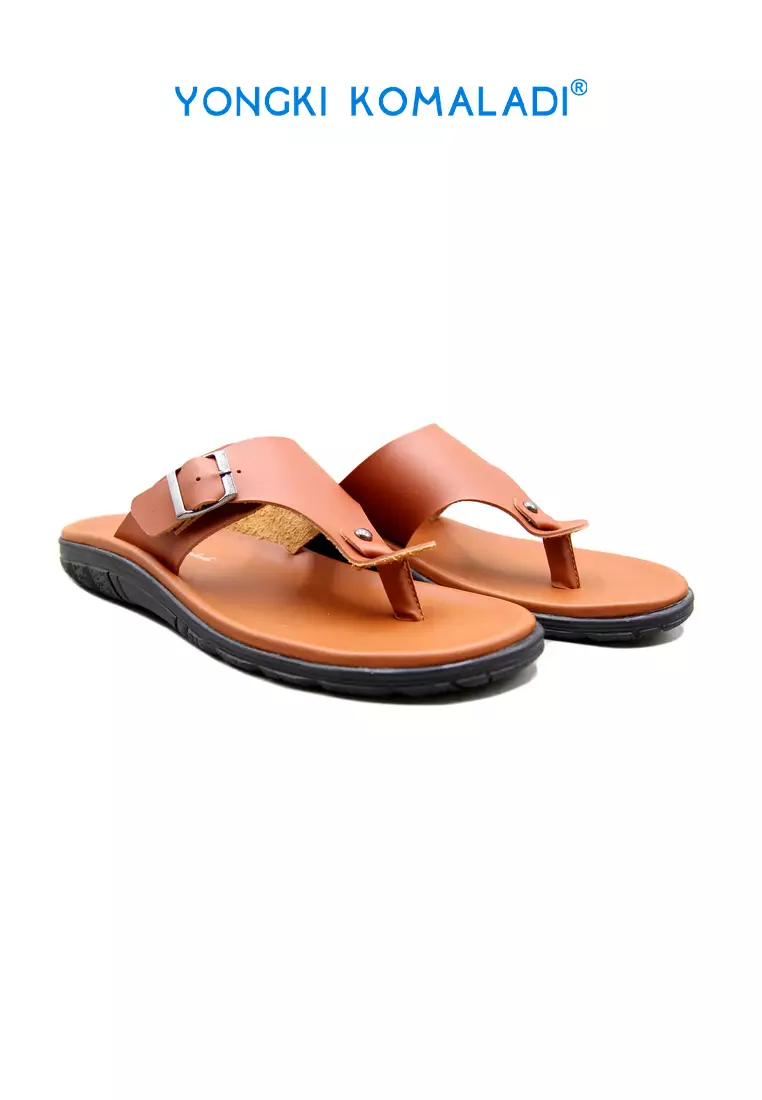 [ ORIGINAL ] YONGKI KOMALADI SANDAL OL-ESRF474-23 TAN