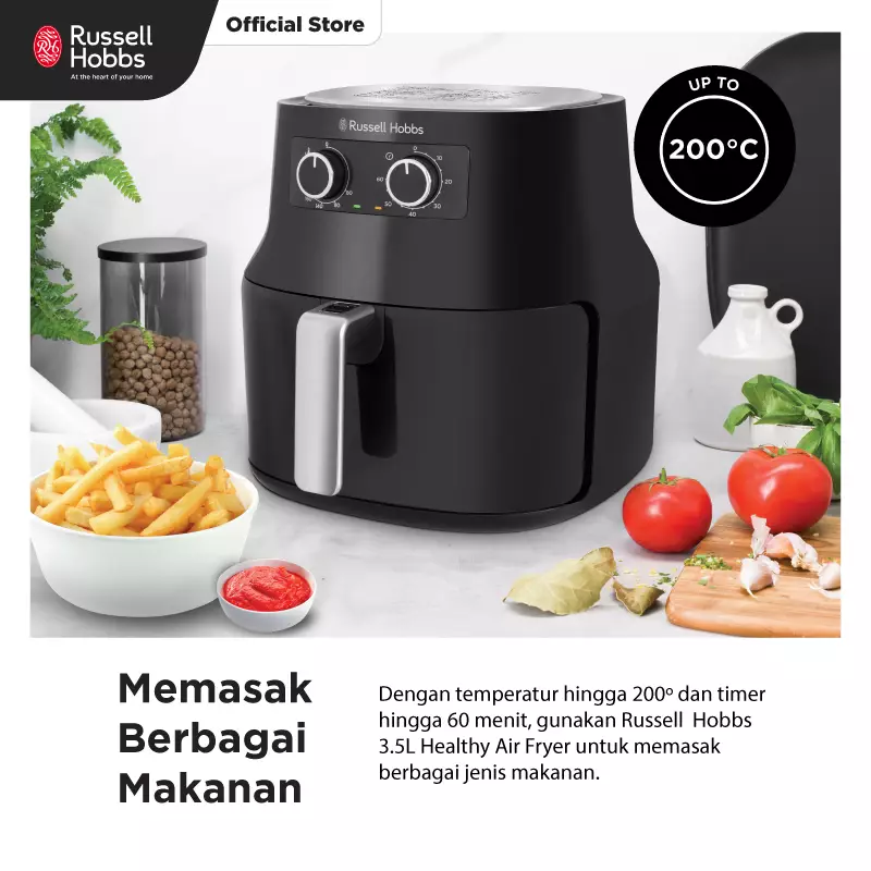 Jual Russell Hobbs Bundling Russell Hobbs 3.5L Healthy Air Fryer ...