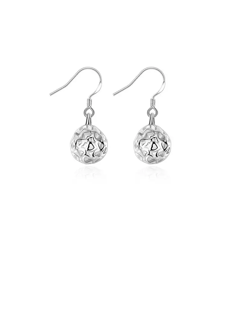 Buy Glamorousky Simple Three dimensional Ball Earrings 2024 Online