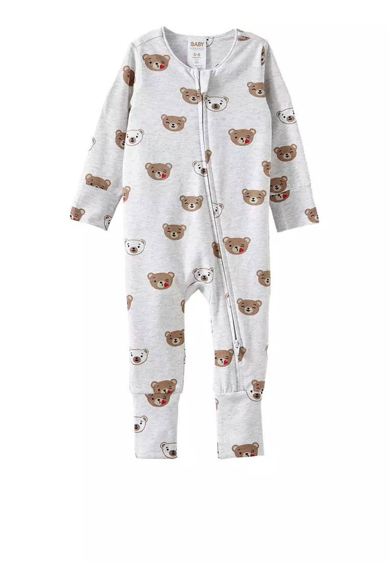 The Long Sleeve Zip Romper