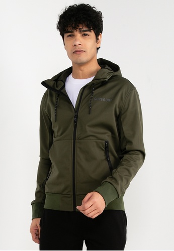 olive green jacket with hood