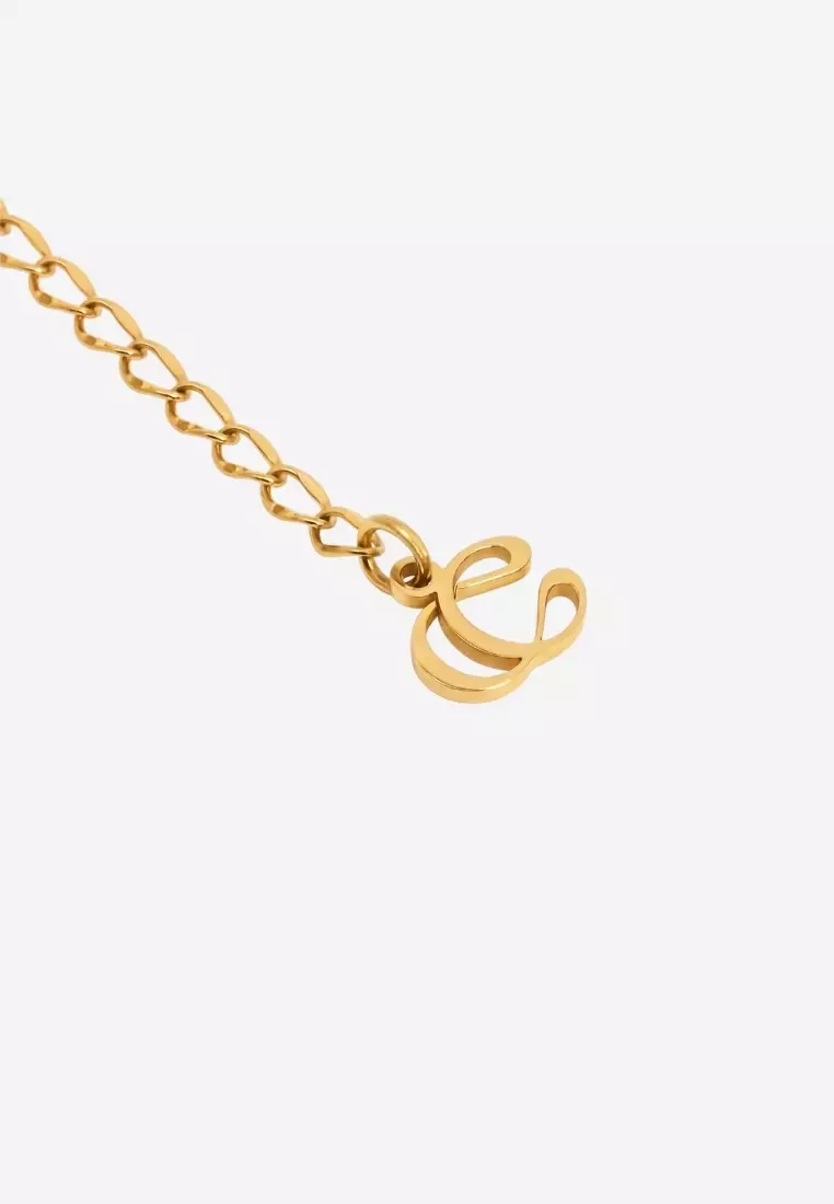 Adessa Interlocking Chain with 5A Cubic Zirconia Bracelet in Gold