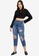 MISSGUIDED blue Petite Riot Knee Rip Mom Jeans EDE2CAA9B786F9GS_3