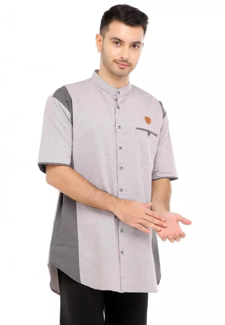 Baju Koko Gamis Muslim Pria Gibran - Thistle