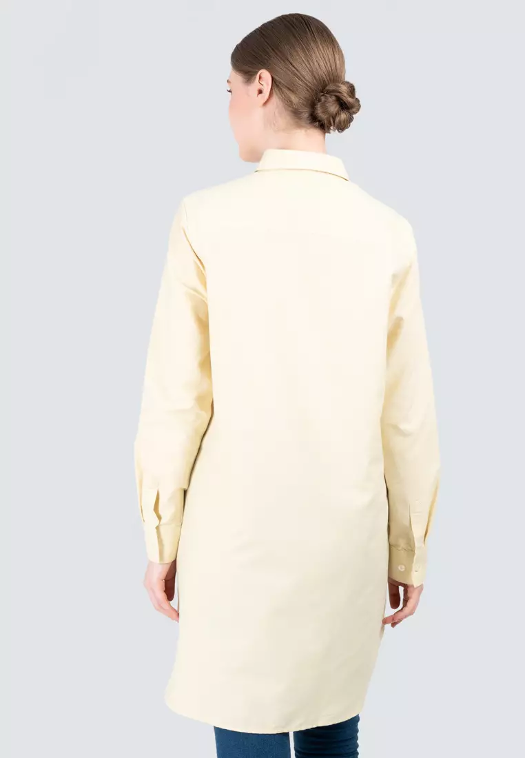 Polo Haus - Women’s Oxford Long Sleeve Shirt Dress WBSD001