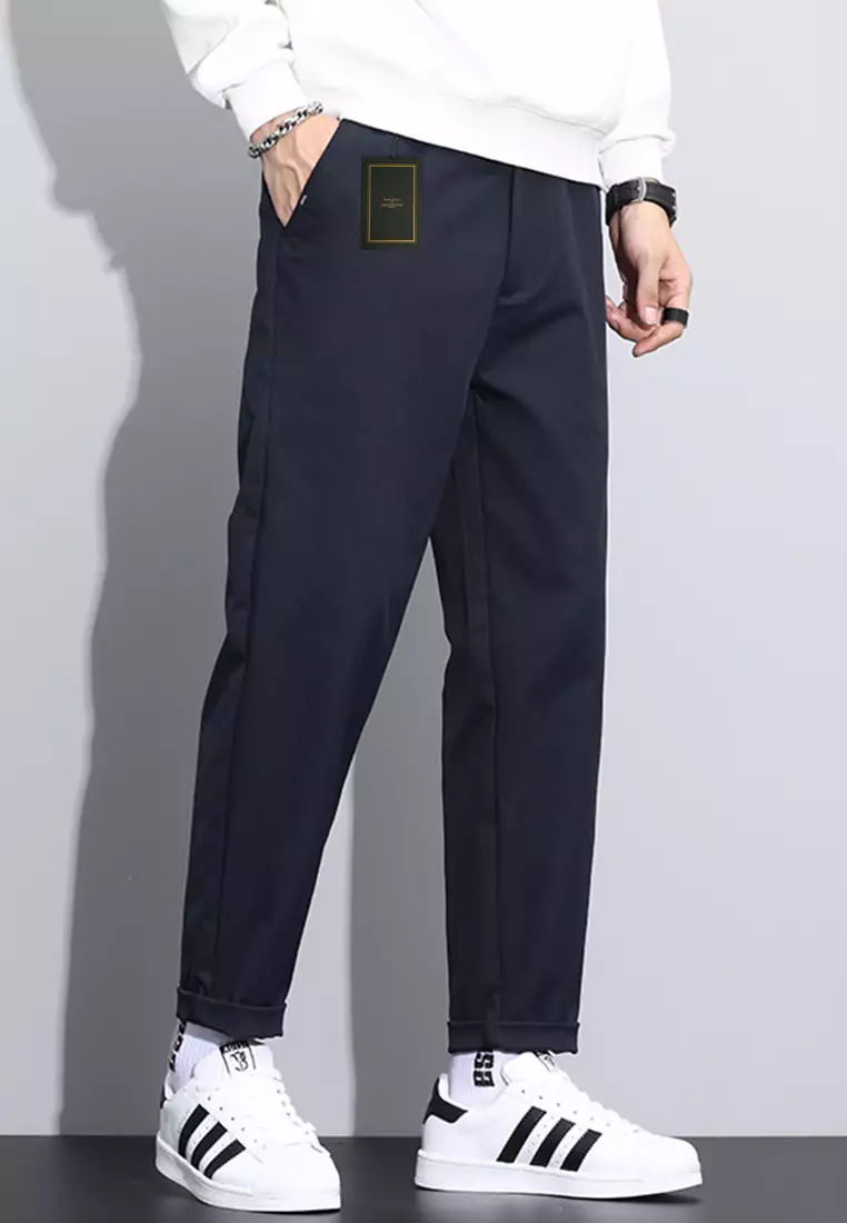 Tapered Mid Waist Suit Pants AY-L9875