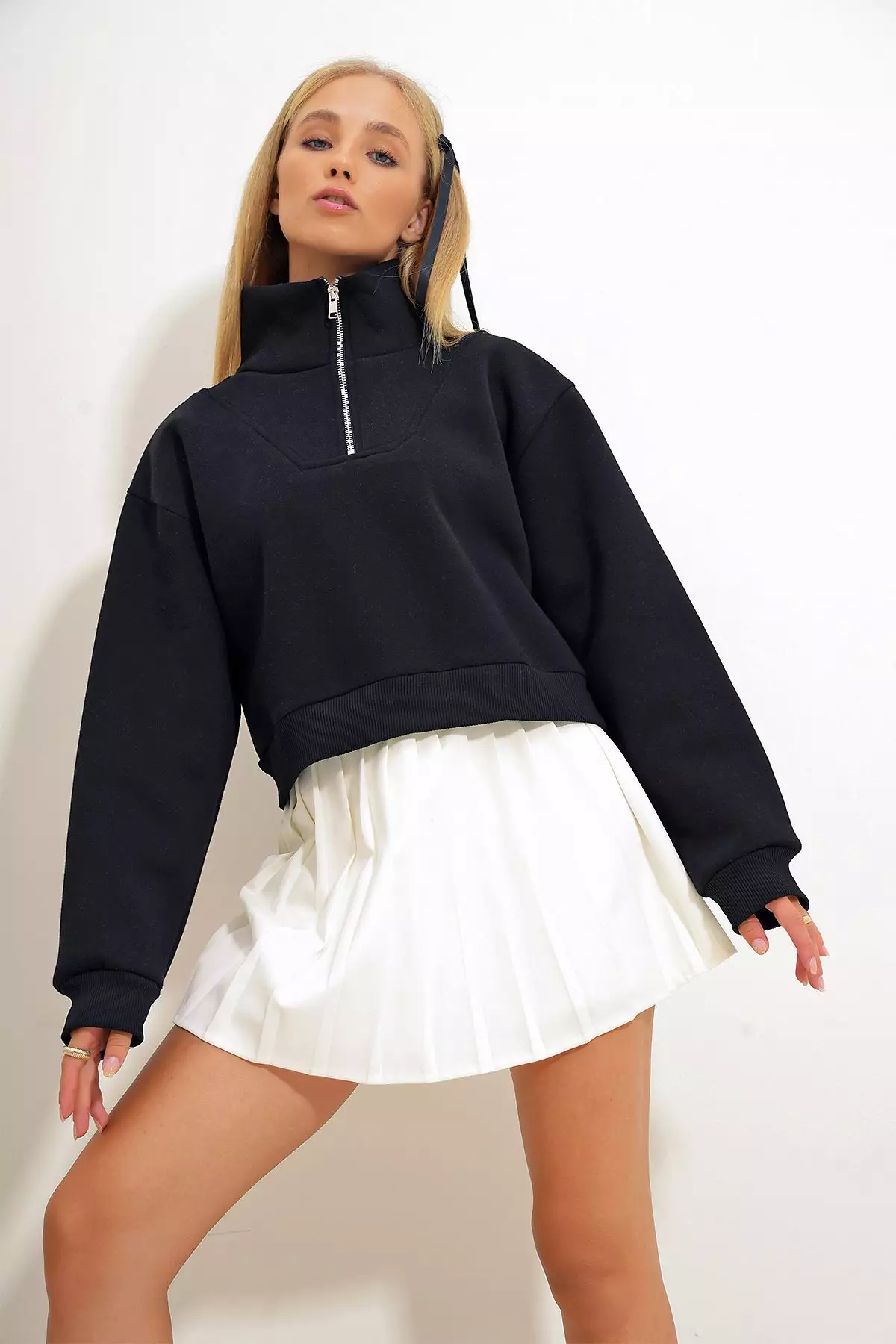 Half Zip Sweatshirt