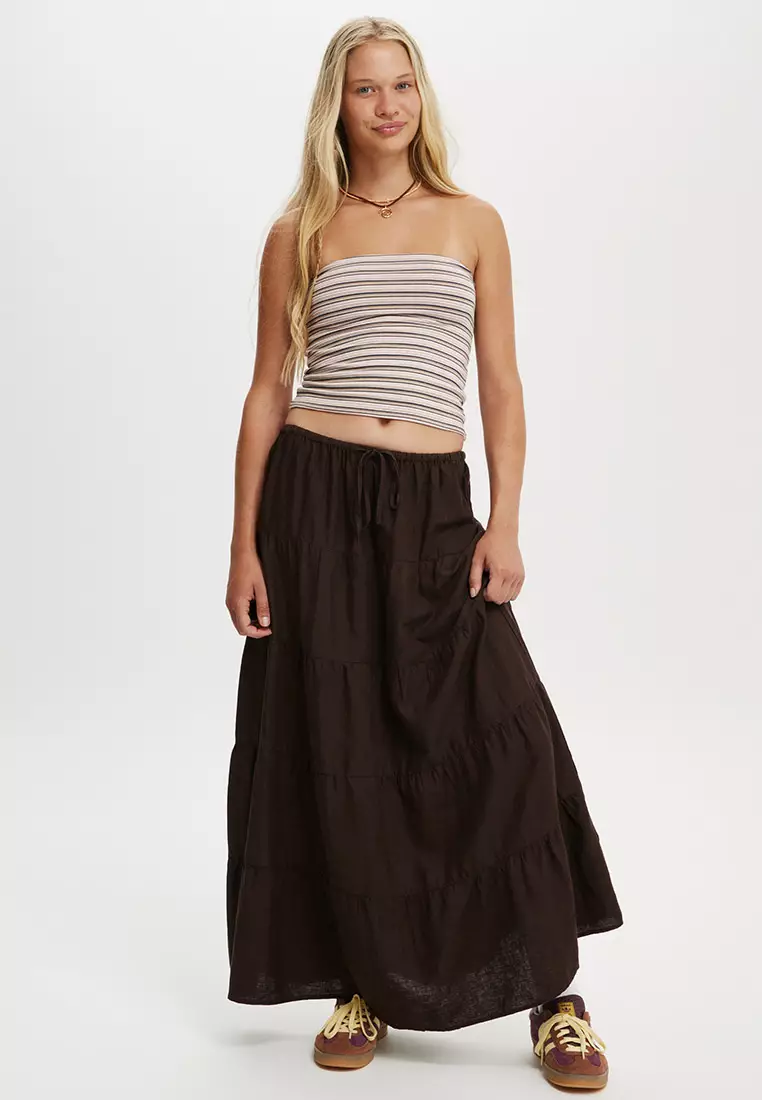 Haven Multi Tiered Maxi Skirt