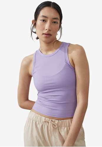 Buy Cotton On Body Active Rib Tank Top 2023 Online | ZALORA Singapore
