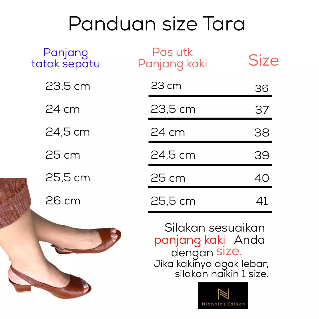 Nicholas Edison Heel Tara Black