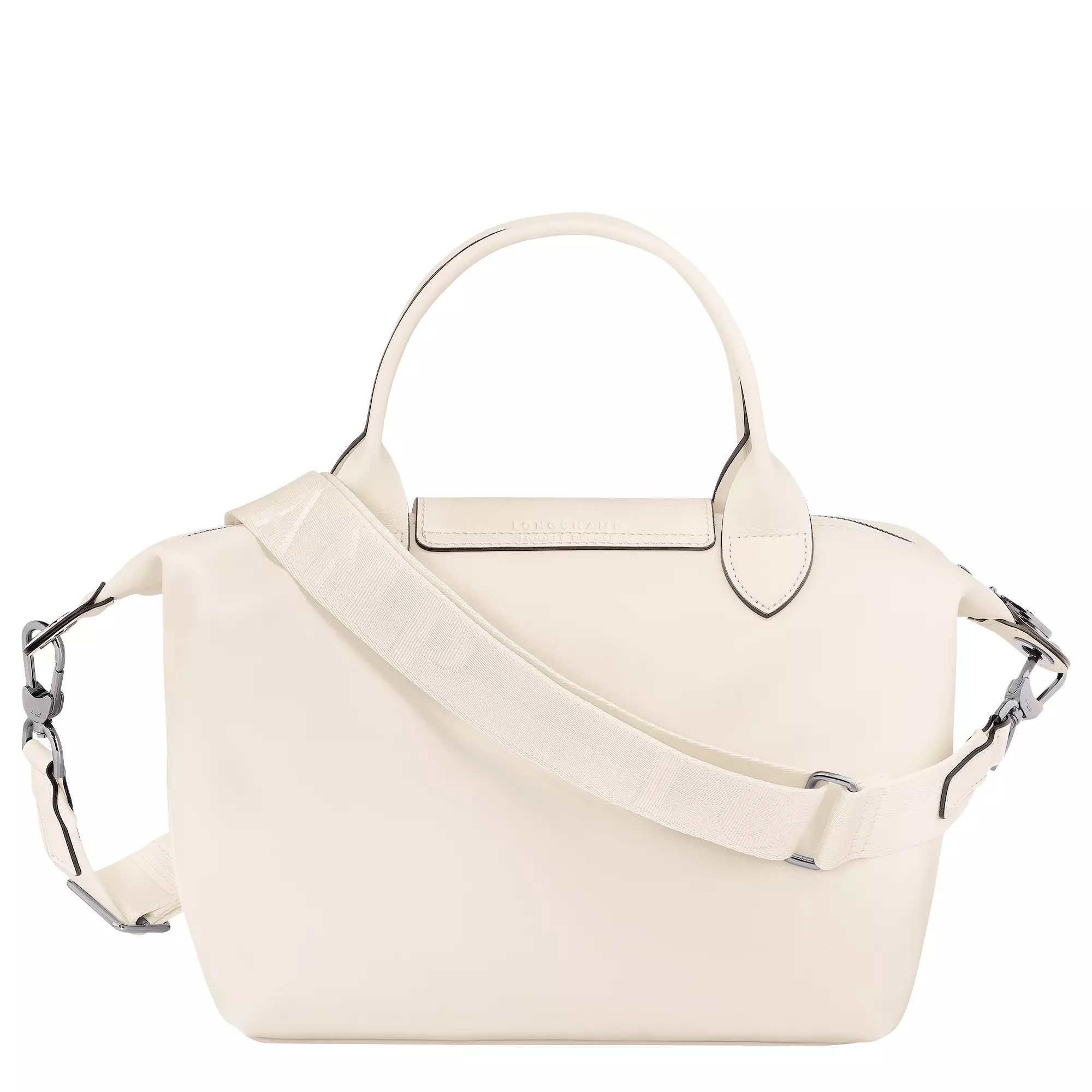 Le Pliage Xtra Leather Handbag S - White Ecru