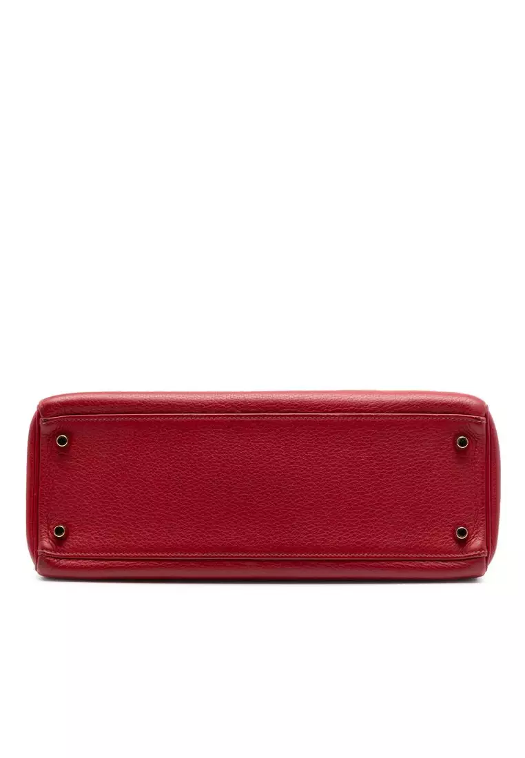 Pre-Loved Hermès Clemence Kelly Ii Retourne 32