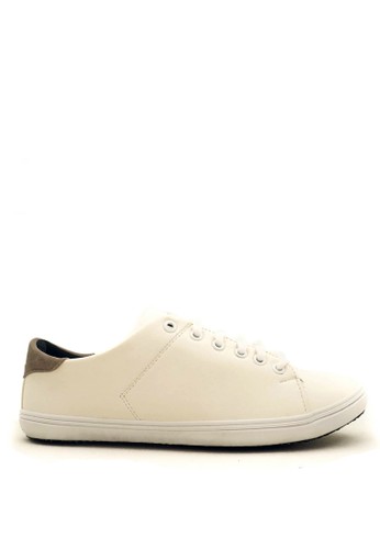 Clean Cut '89 Women Sneakers White with Gray Heel