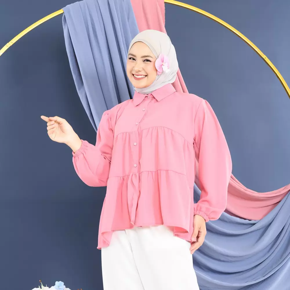 Enjely Kemeja Umpak - Dusty M19668 R27S5