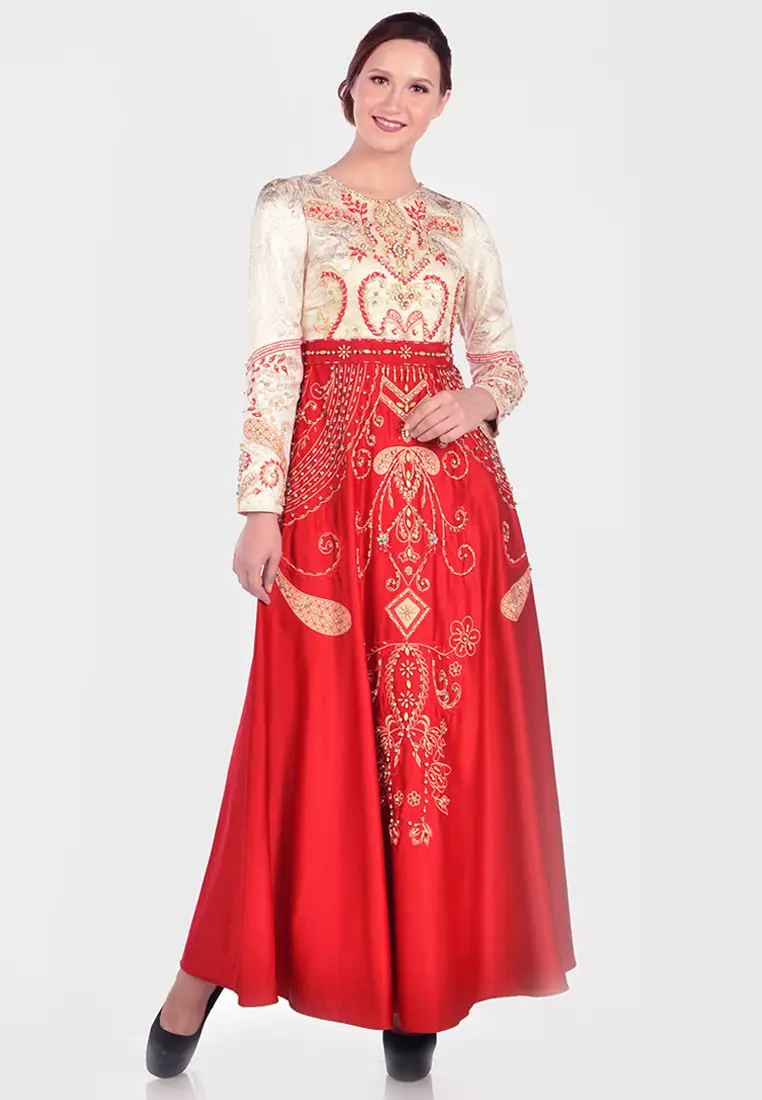Bibiq Gamis Satin Jacquard