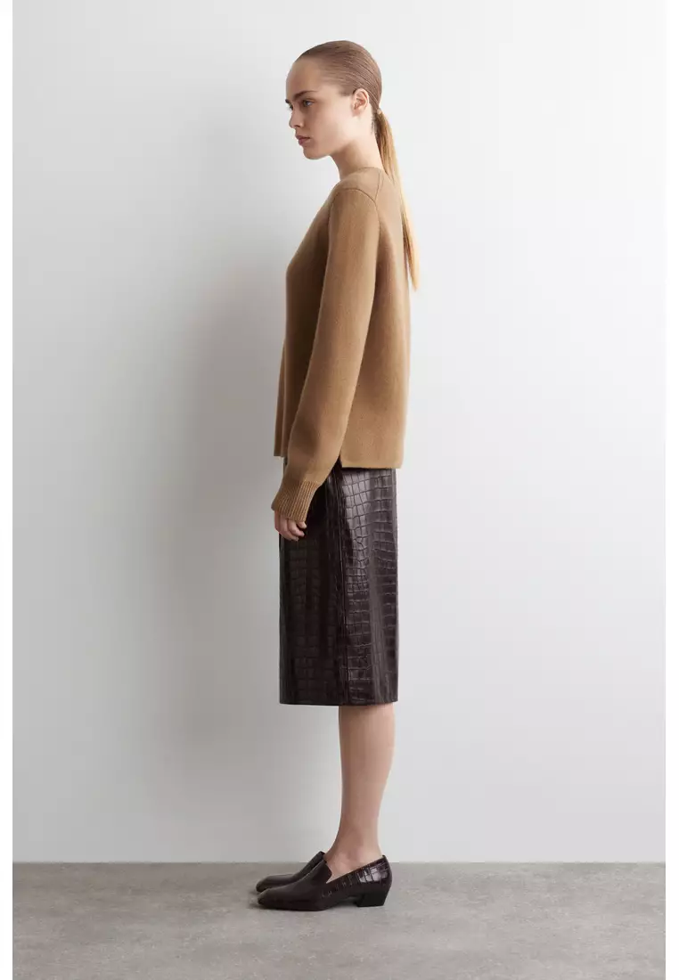 MERINO WOOL CREW-NECK JUMPER