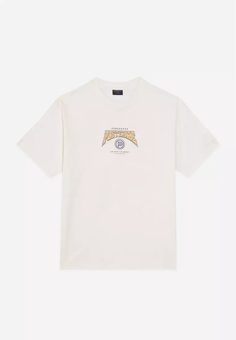Buy Penshoppe Posterize Relaxed Fit Graphic T-Shirt 2025 Online