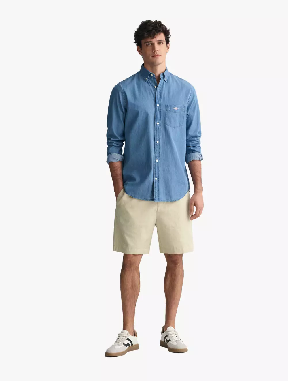 GANT - Pakaian Pria - Reg Indigo Bd - Semi Light Blue