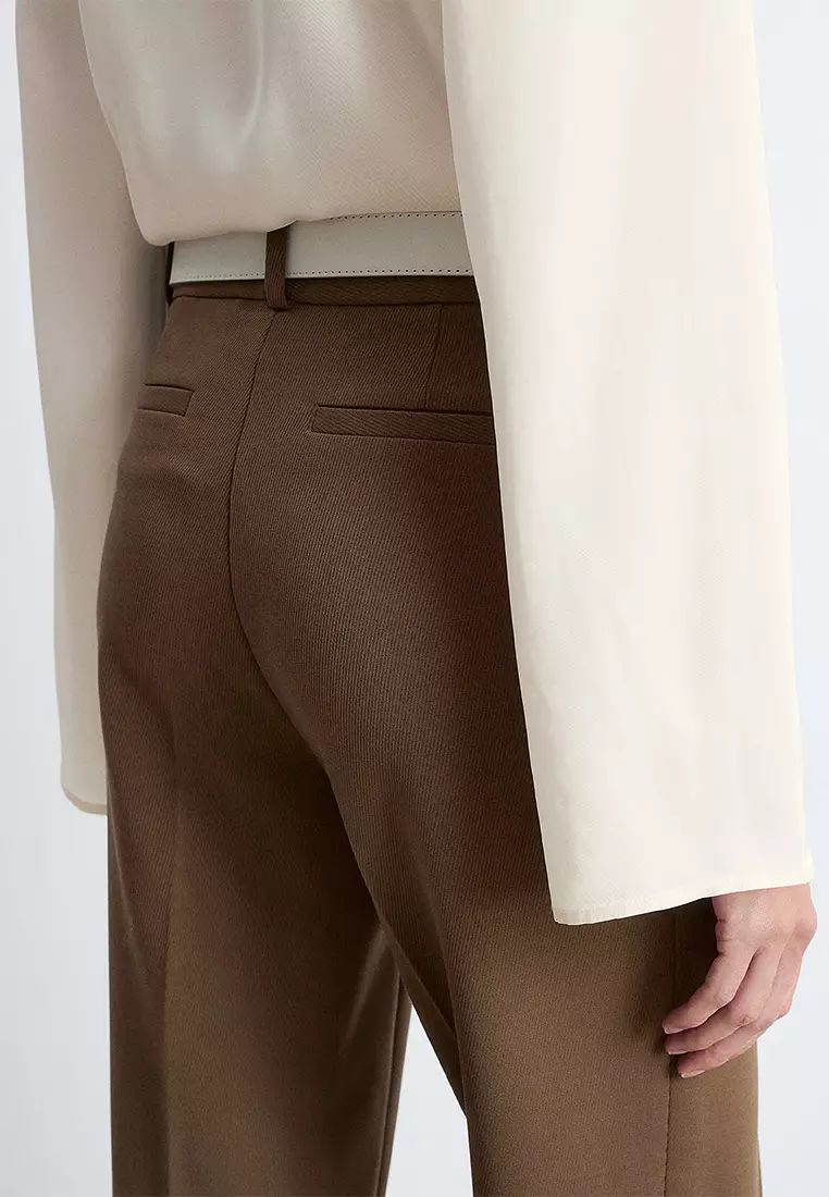 Slim-Leg Press-Crease Trousers