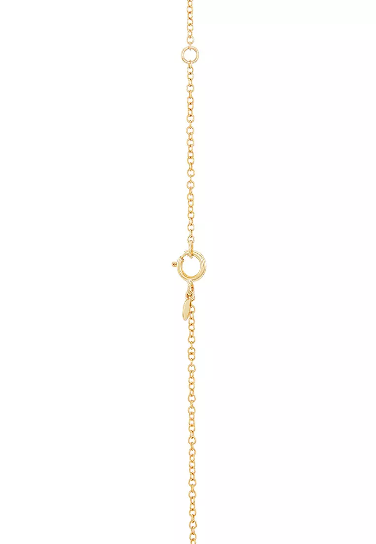 HABIB Blue Topaz, Amethyst and Round Diamond Necklace in 375/9K Yellow Gold 249081123(N)-YG