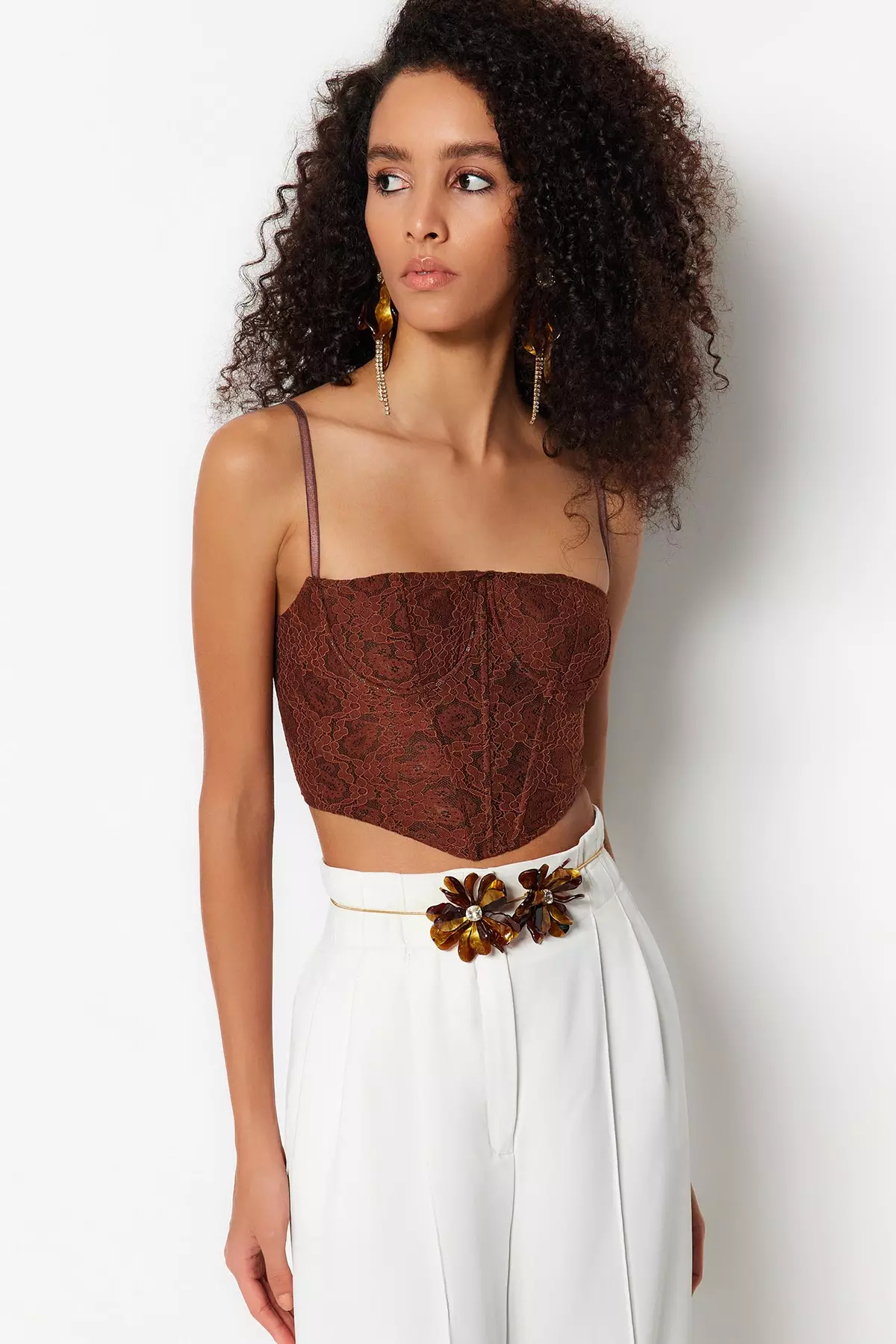 Lace Crop Corset