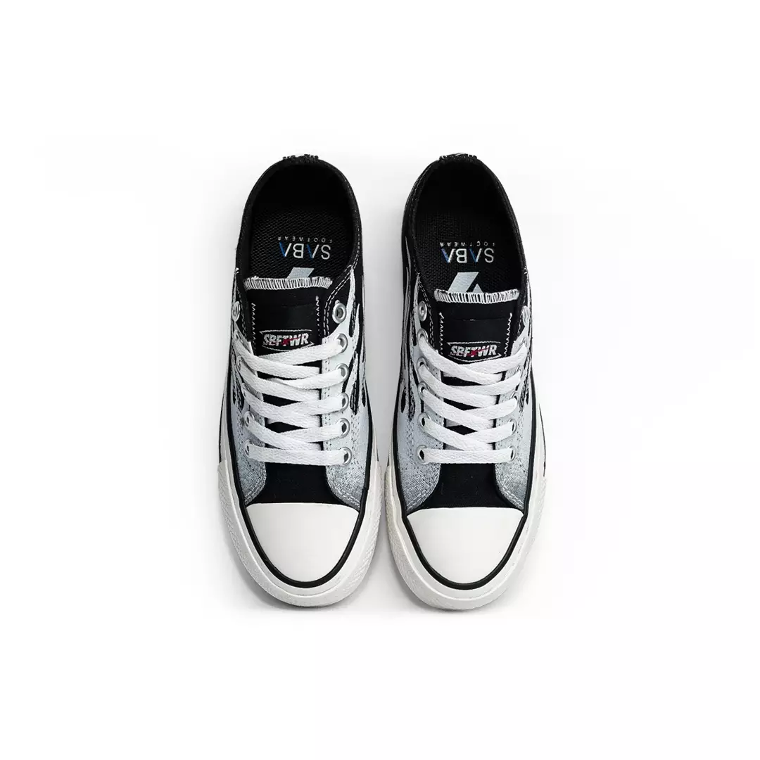 SABA White Flame Low - Sepatu Sneakers Casual Pria Wanita