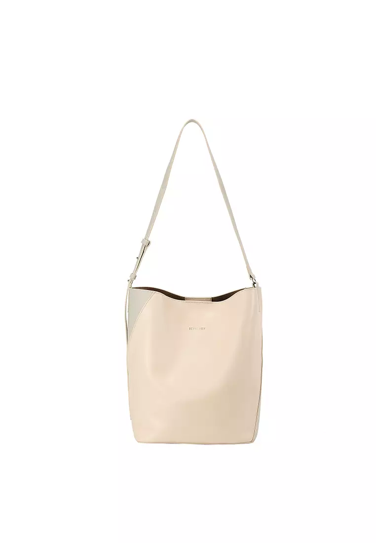 ANAIS Shoulder Bag - Cream / Grey