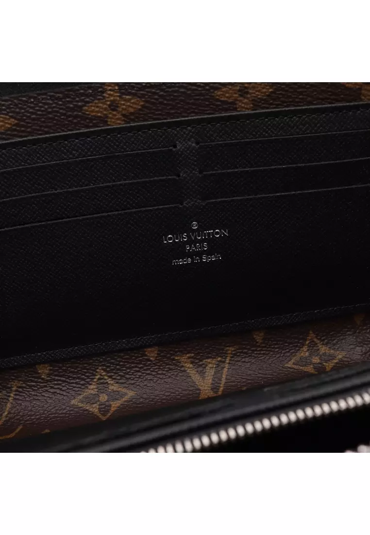 Authenticated used Louis Vuitton Zippy Dragonne L-Shaped Zipper Long Wallet M69409 Black Silver Hardware, Adult Unisex, Size: (HxWxD): 11cm x 19cm x