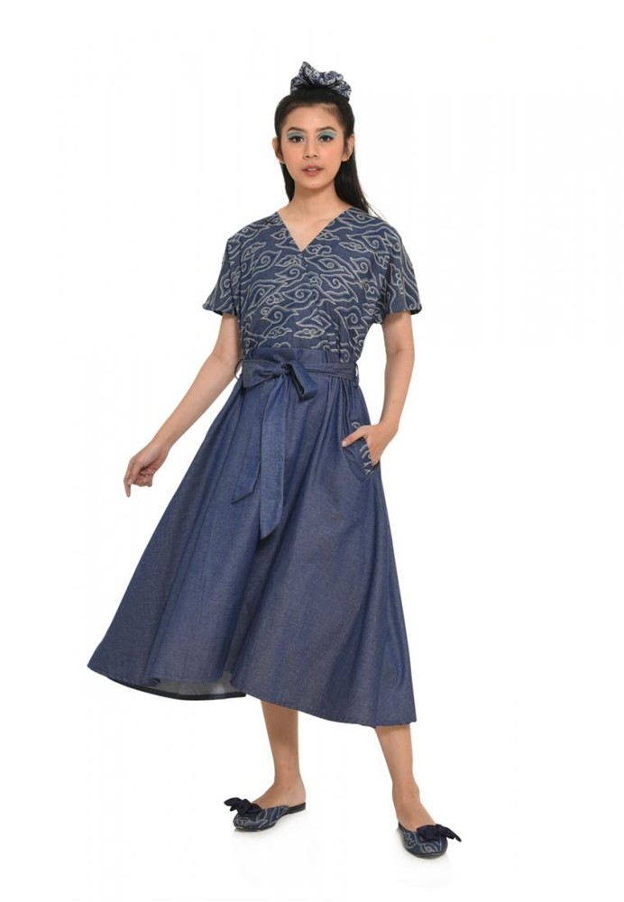 Jual Elizabeth  Clothing Elizabeth  Gendhis Denim Batik 