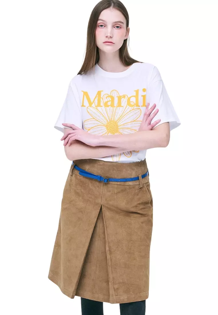 Tshirt Flowermardi - White Tangerine