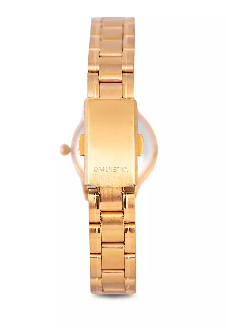 Analog Watch 20122260-Gld - Black Dial