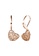 Her Jewellery gold Mesh Heart Earrings (Rose Gold) - Made with premium grade crystals from Austria 94015ACF5C2384GS_2