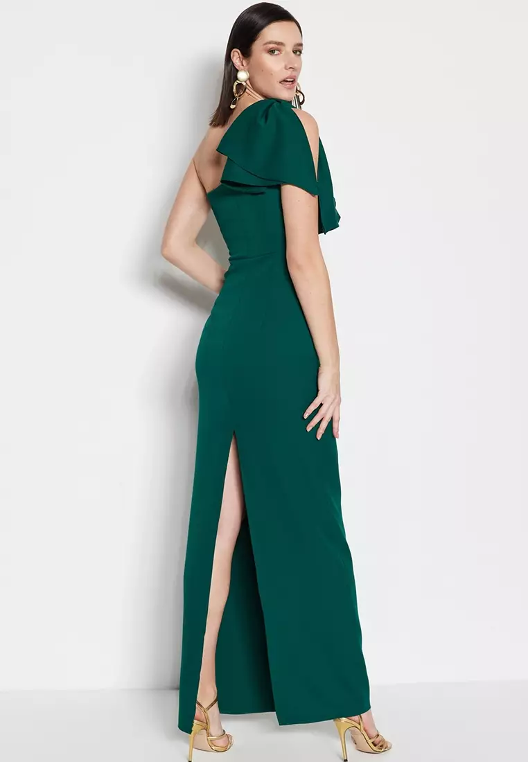 Buy Trendyol Ruffled Evening & Prom Dress 2024 Online ZALORA Philippines