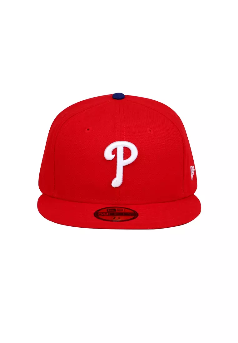 Philadelphia Phillies Scarlet Cooperstown AC New Era 59Fifty Fitted