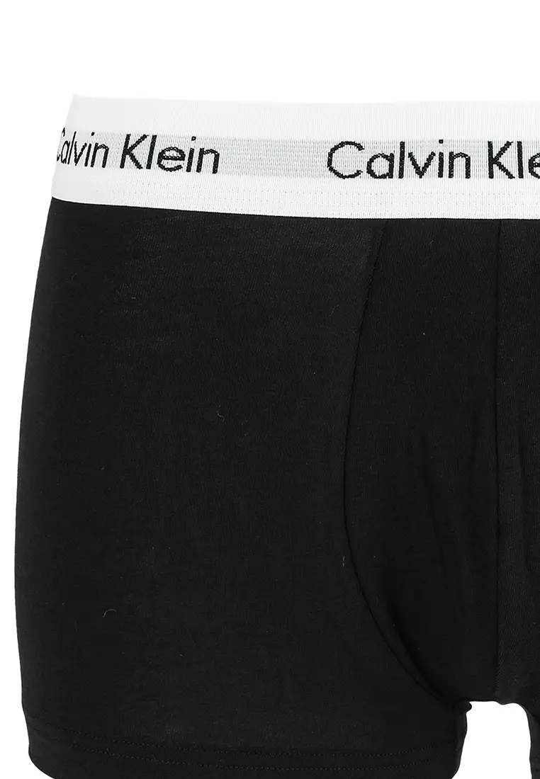 Cotton Stretch 3 Pack Low Rise Trunks - Calvin Klein Underwear