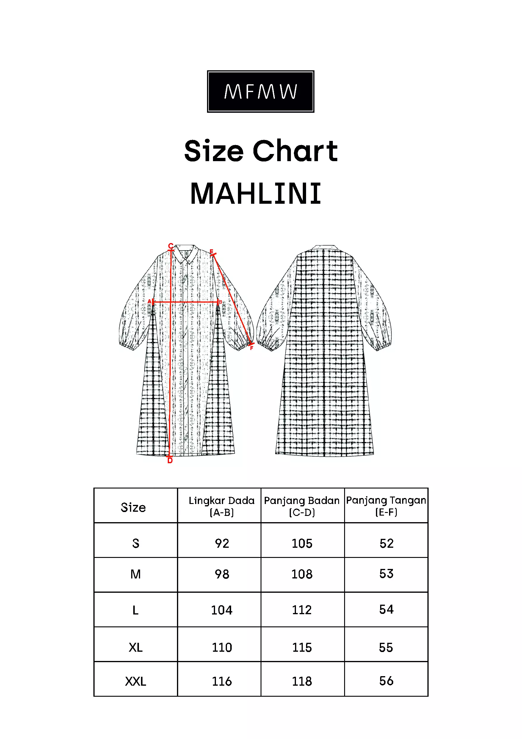 MFMW Mahlini Midi Dress Brown Motif Salur