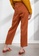 Origin by Zalora orange Tailored Peg Leg Pants made from Tencel 4ABA2AA7C5E330GS_2
