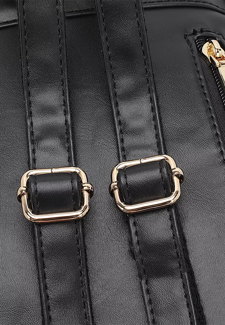 Women's Monogram Mini Backpack - Black