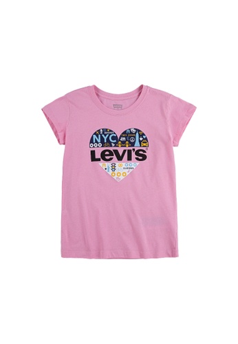 Levi's pink Levi's Short Sleeve Graphic Tee (Big Kids) DA96CKA88815A9GS_1