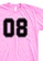 MRL Prints pink Number Shirt 08 T-Shirt Customized Jersey 684A7AA3CAF34AGS_2