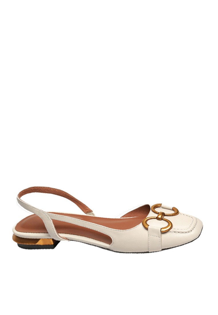 VANSA Back Strap Buckle Low Heel Shoes VSW-F0239