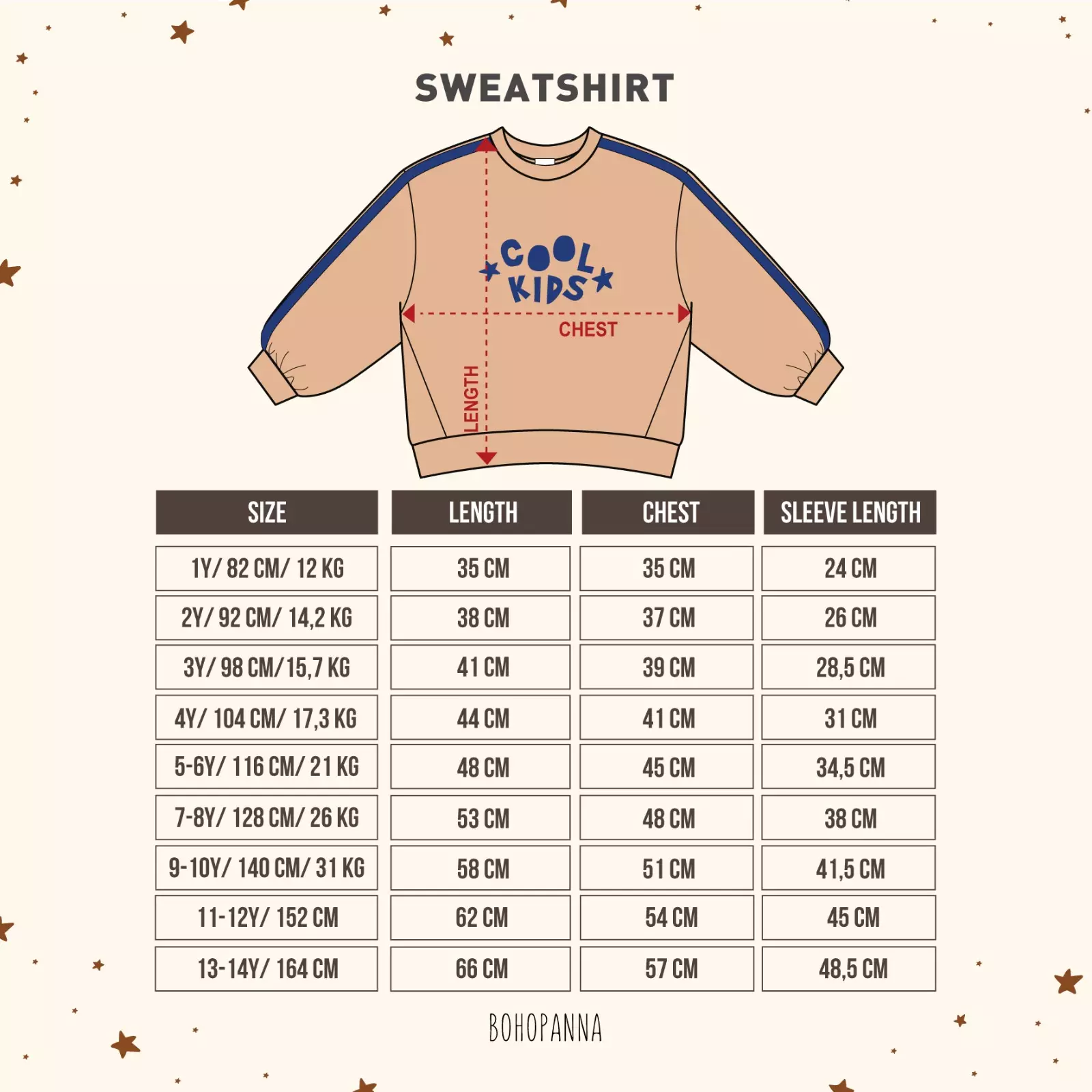 BOHOPANNA - SWEATSHIRT - HOODIE ANAK