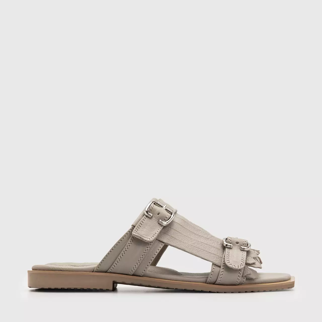 Glisa Sandals Genuine Leather Grey