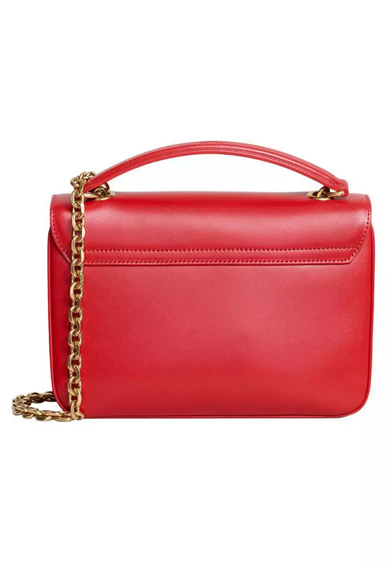 Medium C Crossbody Bag for Women in Red