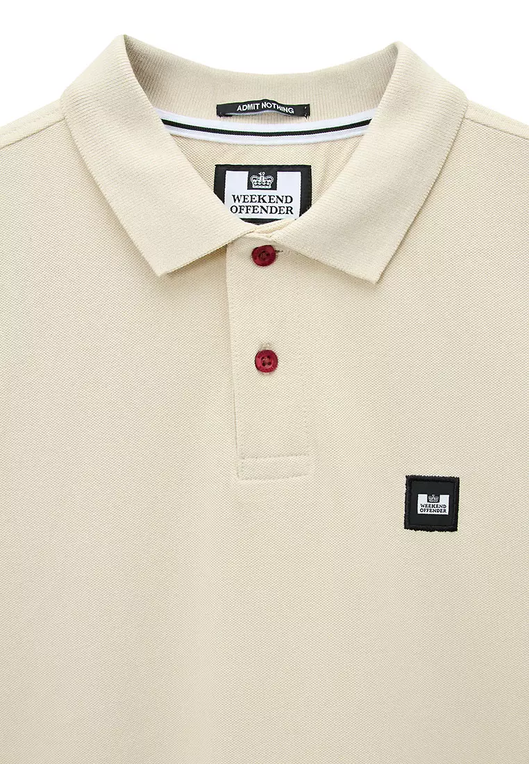 MENS CALCIUM CANEIROS BADGE POLO